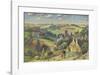 Cotswold Pattern-Adrian Allinson-Framed Premium Giclee Print