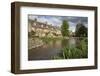 Cotswold Stone Cottages on the River Eye, Lower Slaughter, Cotswolds, Gloucestershire, England-Stuart Black-Framed Photographic Print