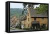 Cotswold Stone Houses, Broadway, the Cotswolds, Worcestershire, England, United Kingdom, Europe-Peter Richardson-Framed Stretched Canvas