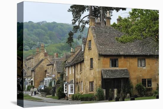 Cotswold Stone Houses, Broadway, the Cotswolds, Worcestershire, England, United Kingdom, Europe-Peter Richardson-Stretched Canvas
