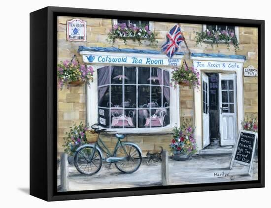 Cotswold Tea-Marilyn Dunlap-Framed Stretched Canvas