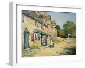 Cotswold Village, 1917-William Kay Blacklock-Framed Giclee Print