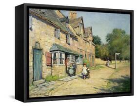 Cotswold Village, 1917-William Kay Blacklock-Framed Stretched Canvas