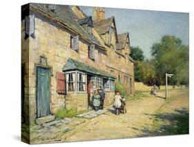 Cotswold Village, 1917-William Kay Blacklock-Stretched Canvas
