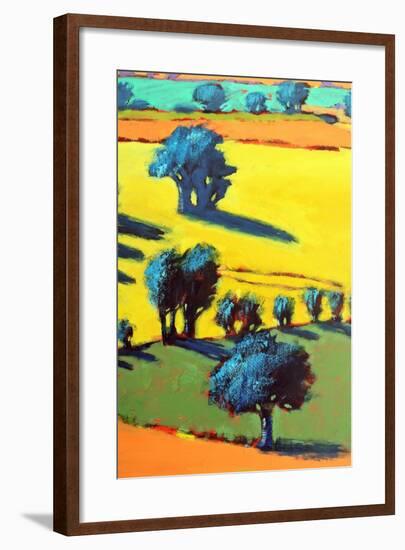 Cotswold Way close up 5-Paul Powis-Framed Giclee Print