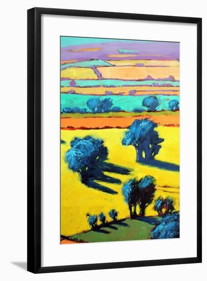 Cotswold Way close up 8-Paul Powis-Framed Giclee Print