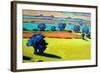 Cotswold Way close up 9-Paul Powis-Framed Giclee Print