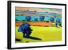 Cotswold Way close up 9-Paul Powis-Framed Giclee Print