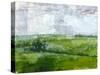 Cotswolds April No. 2-Peter Roux-Stretched Canvas