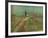 'Cottage Among Fields', c1890-Vincent van Gogh-Framed Giclee Print