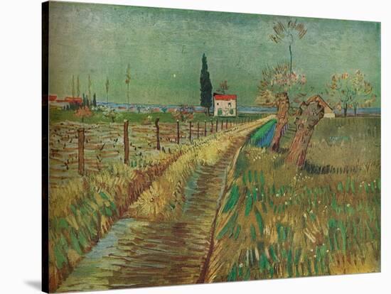 'Cottage Among Fields', c1890-Vincent van Gogh-Stretched Canvas