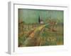 'Cottage Among Fields', c1890-Vincent van Gogh-Framed Giclee Print