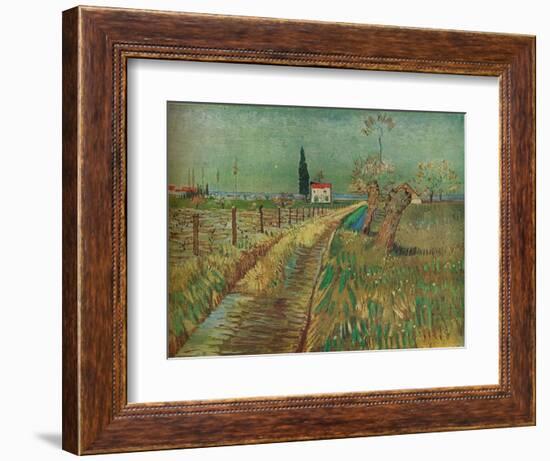 'Cottage Among Fields', c1890-Vincent van Gogh-Framed Giclee Print