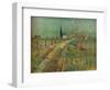 'Cottage Among Fields', c1890-Vincent van Gogh-Framed Giclee Print