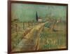 'Cottage Among Fields', c1890-Vincent van Gogh-Framed Giclee Print