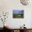 Cottage And Deserted Cottages on Great Blasket Island-null-Photographic Print displayed on a wall