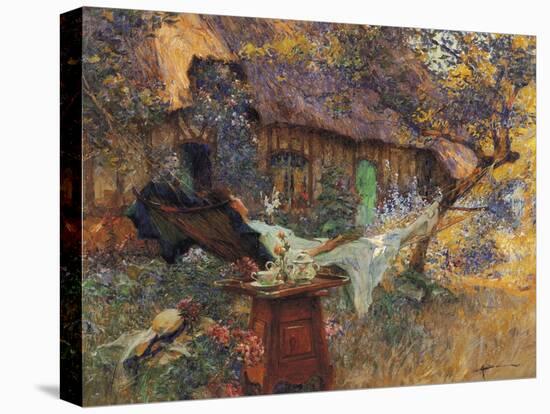 Cottage and Heart-Henri-Gaston Darien-Stretched Canvas