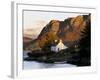 Cottage and Hills at Sunset, Plockton, Highland Region, Scotland, United Kingdom, Europe-Patrick Dieudonne-Framed Photographic Print