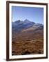 Cottage and Sgurr Nan Gillean, 964M, Black Cuillins Range Near Sligachan, Isle of Skye, Scotland-Patrick Dieudonne-Framed Photographic Print