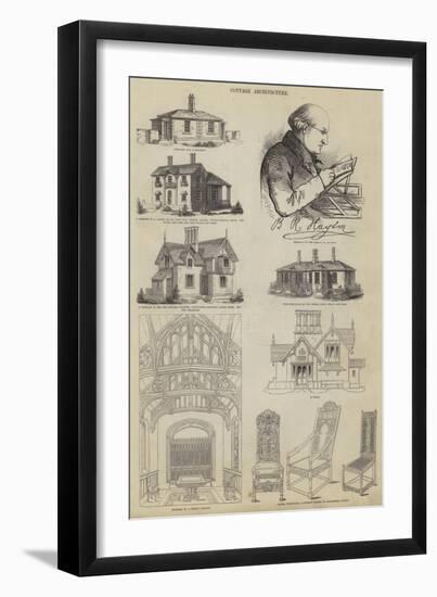 Cottage Architecture-null-Framed Giclee Print