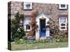 Cottage at Charlestown, Cornwall, England, United Kingdom-Philip Craven-Stretched Canvas