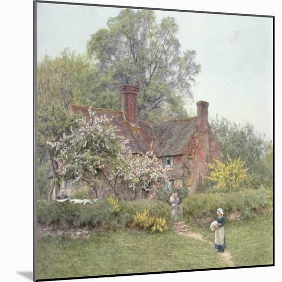 Cottage at Chiddingfold-Helen Allingham-Mounted Giclee Print