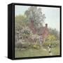 Cottage at Chiddingfold-Helen Allingham-Framed Stretched Canvas