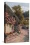 Cottage at Cockington-Alfred Robert Quinton-Stretched Canvas