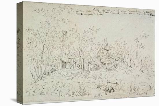 Cottage at East Bergholt-John De Critz The Elder-Stretched Canvas