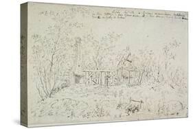 Cottage at East Bergholt-John De Critz The Elder-Stretched Canvas