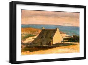 Cottage at Le Pouldu, C. 1892-Wladyslaw Slewinski-Framed Giclee Print