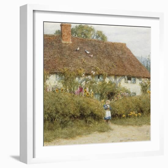 Cottage at West Horsley, Surrey-Helen Allingham-Framed Giclee Print