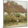 Cottage at West Horsley, Surrey-Helen Allingham-Mounted Premium Giclee Print