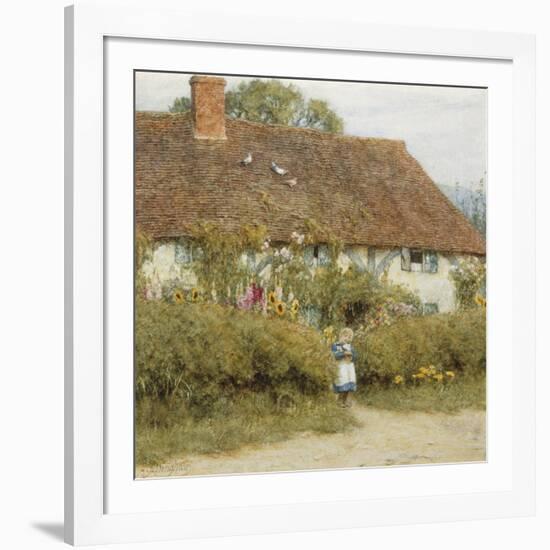 Cottage at West Horsley, Surrey-Helen Allingham-Framed Giclee Print