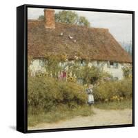 Cottage at West Horsley, Surrey-Helen Allingham-Framed Stretched Canvas