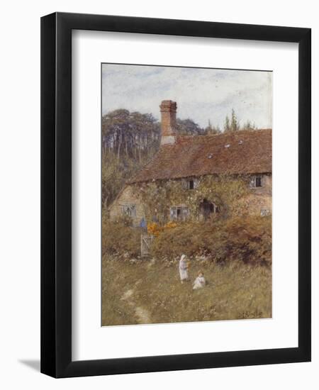 Cottage at Witley, Surrey, 19th Century-Helen Allingham-Framed Giclee Print