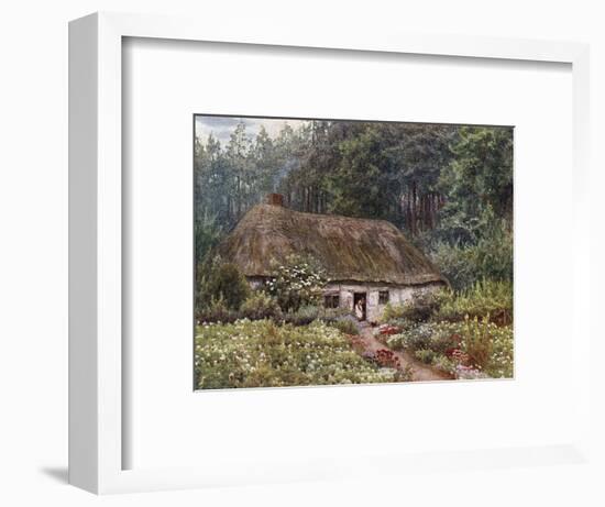 Cottage at Wormley Wood-Helen Allingham-Framed Art Print