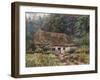 Cottage at Wormley Wood-Helen Allingham-Framed Art Print