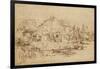 Cottage Beside a Canal, C.1650-53-Rembrandt van Rijn-Framed Giclee Print