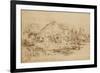 Cottage Beside a Canal, C.1650-53-Rembrandt van Rijn-Framed Giclee Print