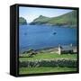 Cottage Beside Village Bay, St. Kilda, Western Isles, Outer Hebrides, Scotland, United Kingdom-David Lomax-Framed Stretched Canvas