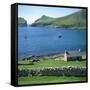 Cottage Beside Village Bay, St. Kilda, Western Isles, Outer Hebrides, Scotland, United Kingdom-David Lomax-Framed Stretched Canvas