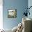 Cottage by the Bay II-Karen Fields-Framed Stretched Canvas displayed on a wall