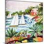 Cottage by the Bay II-Karen Fields-Mounted Art Print