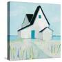 Cottage by the Sea Neutral-Phyllis Adams-Stretched Canvas