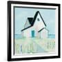 Cottage by the Sea-Phyllis Adams-Framed Premium Giclee Print