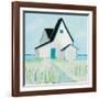 Cottage by the Sea-Phyllis Adams-Framed Art Print