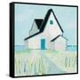 Cottage by the Sea-Phyllis Adams-Framed Stretched Canvas