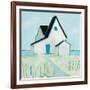 Cottage by the Sea-Phyllis Adams-Framed Art Print