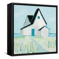 Cottage by the Sea-Phyllis Adams-Framed Stretched Canvas